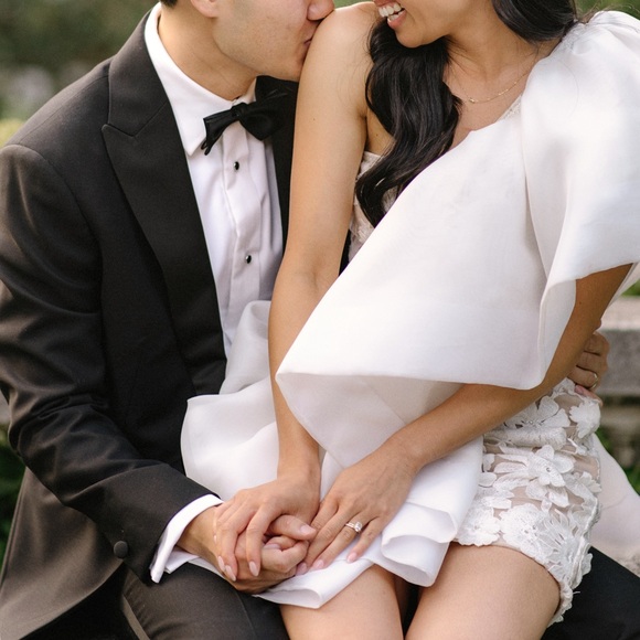 OUMA Mattea Mini Short Wedding Dress - Picture 5 of 9